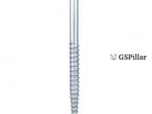 Skrūvpālis GS Pillar M profils 76x1300 Zn R-Top