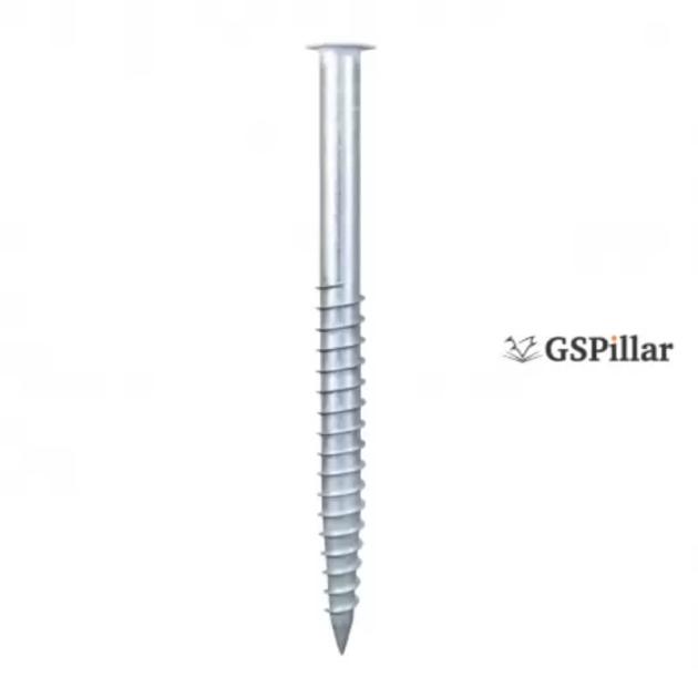 Skrūvpālis GS Pillar M profils 76x1300 Zn R-Top