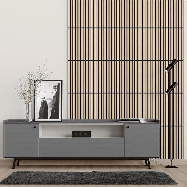 Dekoratīvais koka panelis, Marcato, Osis, 18x600x600, finierēts 0