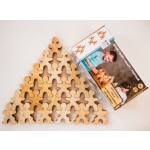 Koka rotaļlieta - puzle “Alfrēds Stiprinieks un viņa brāļi” 21 gab. , Solid Wood Gifts