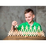 Koka rotaļlieta - puzle “Alfrēds Stiprinieks un viņa brāļi” 21 gab. , Solid Wood Gifts 2