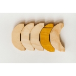 Koka spēle - Attīstošā puzle “Banana” , Solid Wood Gifts 0