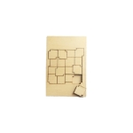 Mazā koka puzle – prāta mežģis “Kvadrāti” ,  Solid Wood Gifts