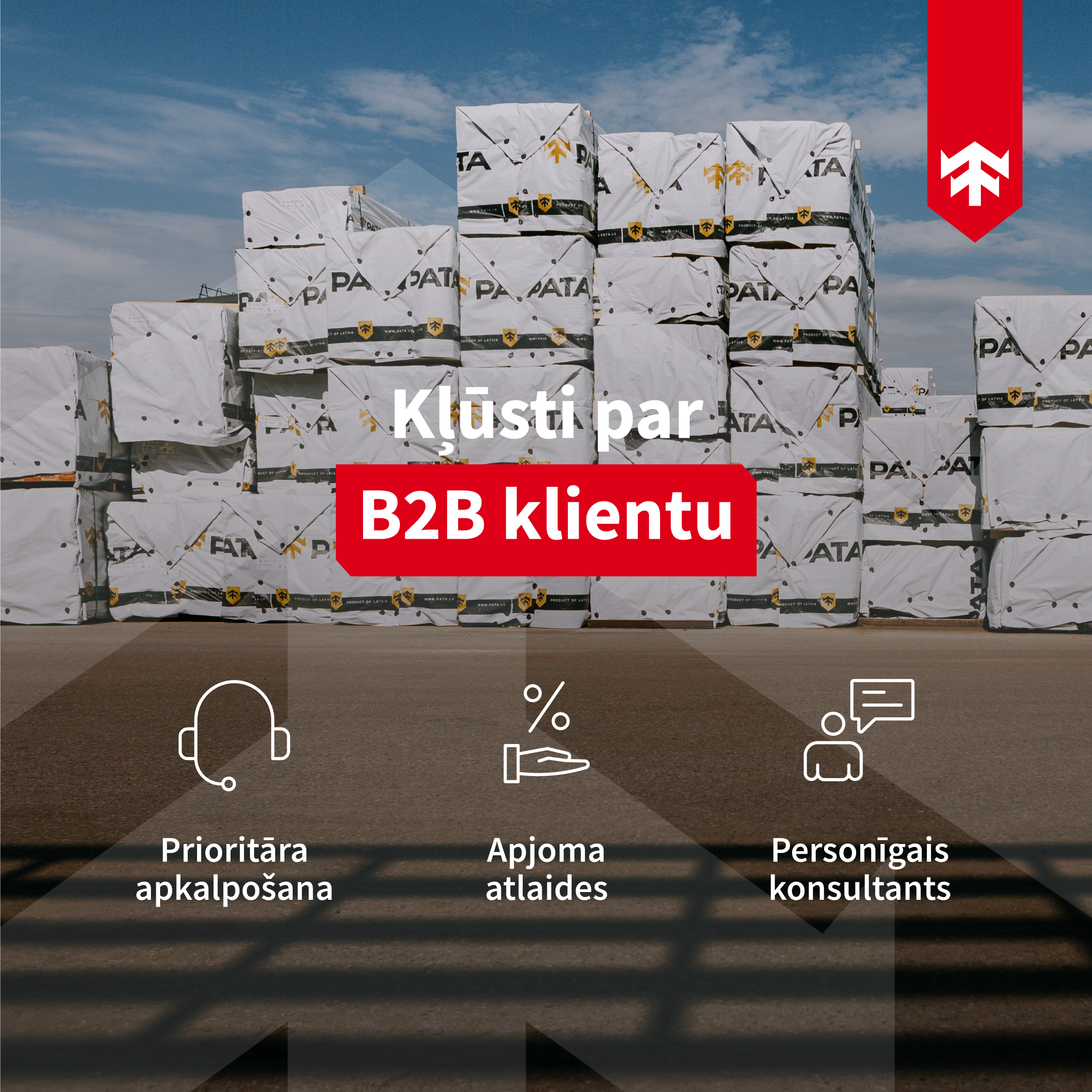 Kļūsti par B2B klientu