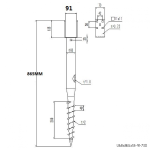 Skrūvpālis GS Pillar U profils 68 x 865 0