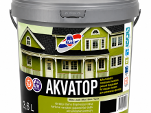 Krāsa, Melns, 3,6l, koka fasādēm