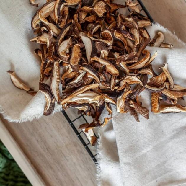 Kaltētas grieztas šitake sēnes Eco Fungus 50g 0