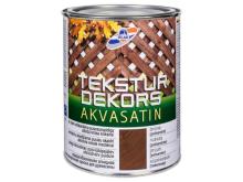 Teksturdekors Akvasatin krāsa, PGIII brūns (palisandrs), 0,9l, Koka virsmai